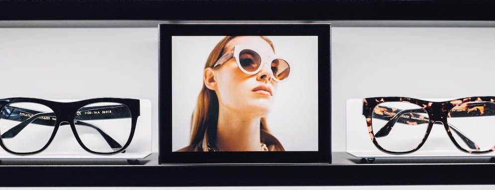 Top Vision Group glasses display branding Top Vision Instore glasses display branding