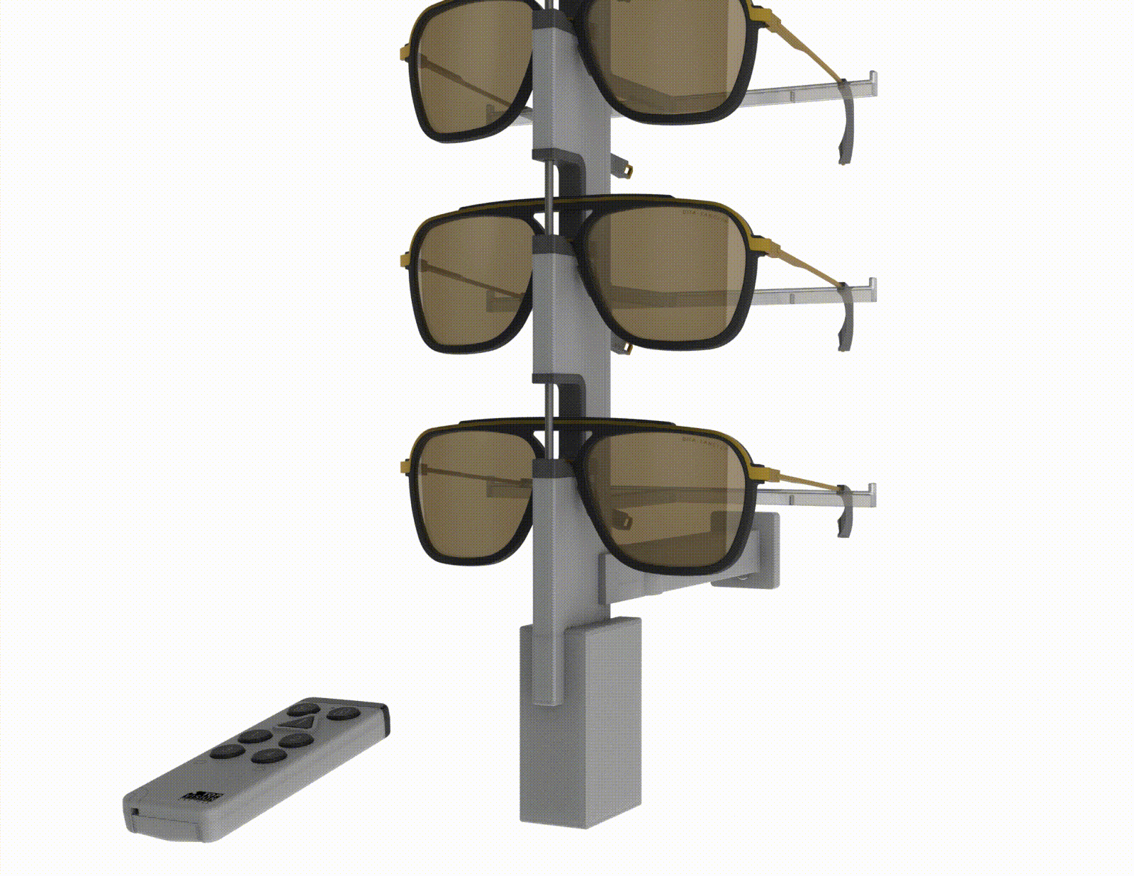 Top Vision Group Sonnenbrillen-Wanddisplay Top Vision Instore Sonnenbrillen-Wanddisplay
