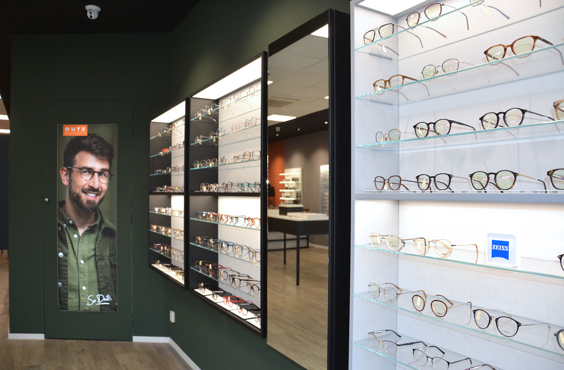 Top Vision Instore optiek winkel design brillenvoorraad