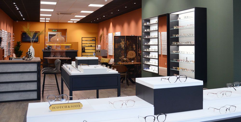 Top Vision Instore projet optique présentation meuble lunettes