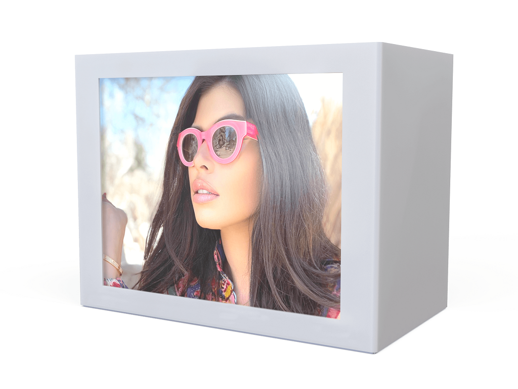 Top Vision Instore glasses display branding