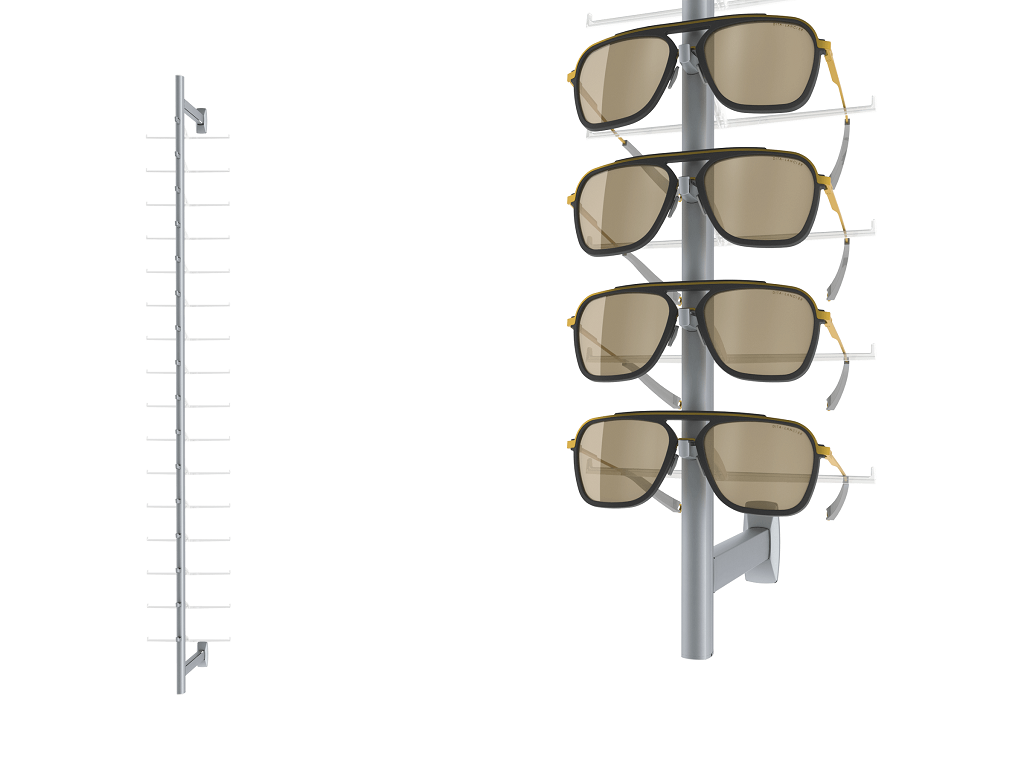 Top Vision Instore glasses stand wall