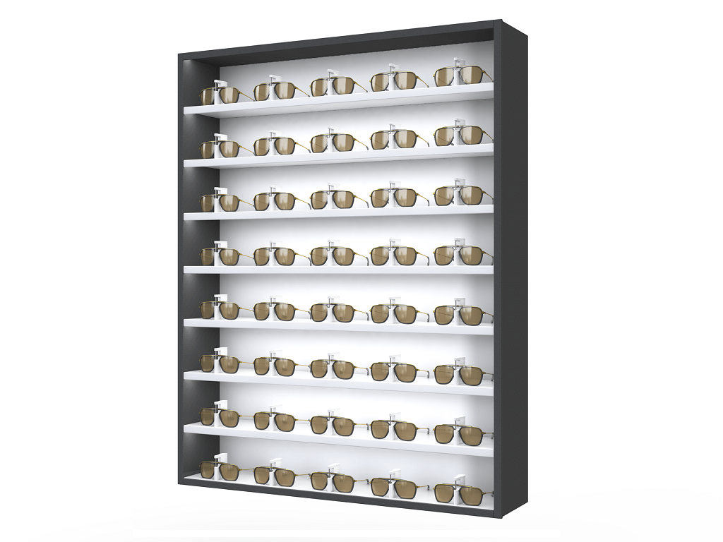 Top Vision Instore sunglasses display locked