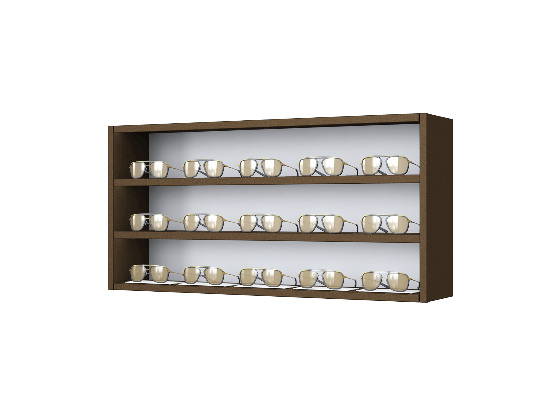 Top Vision Group mittelgroßer Brillenschrank