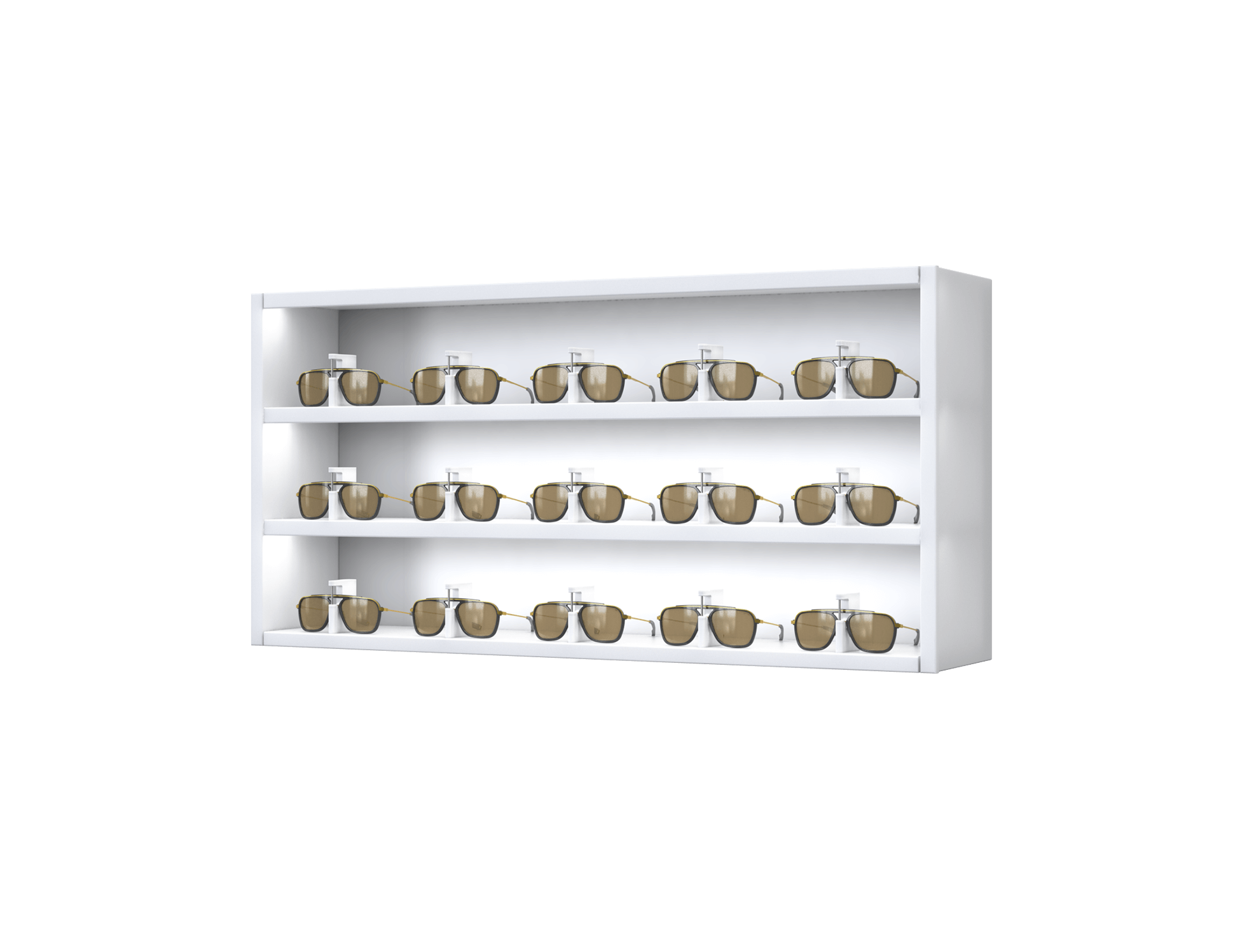 Top Vision Instore Brillendisplay mit 3 Regalen