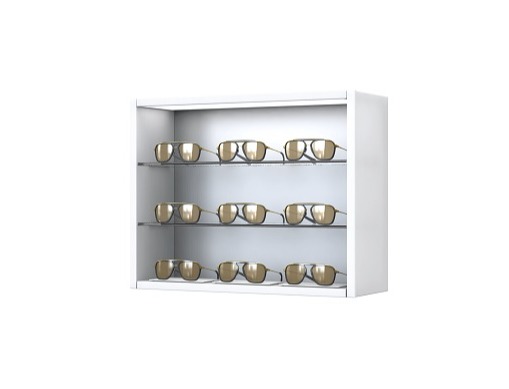 Top Vision Instore spectacle display cabinet small