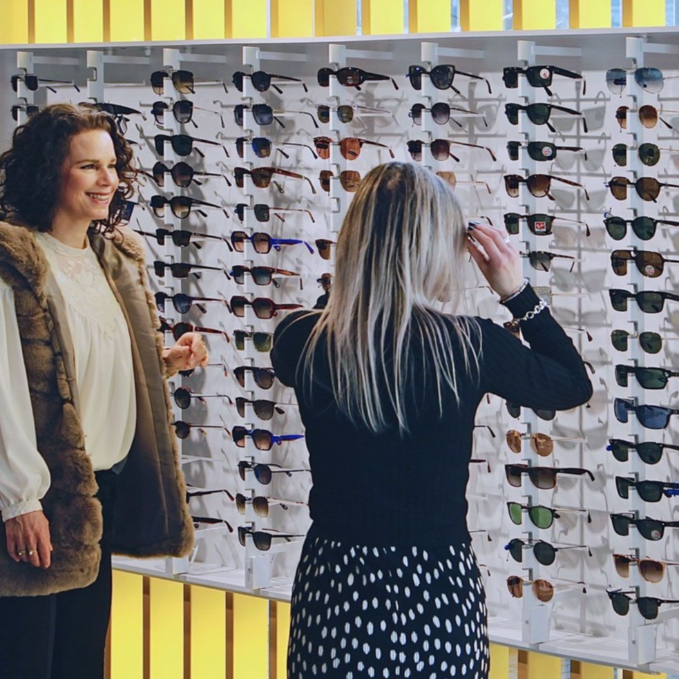Top Vision Instore présentation mural pour lunettes de soleil
