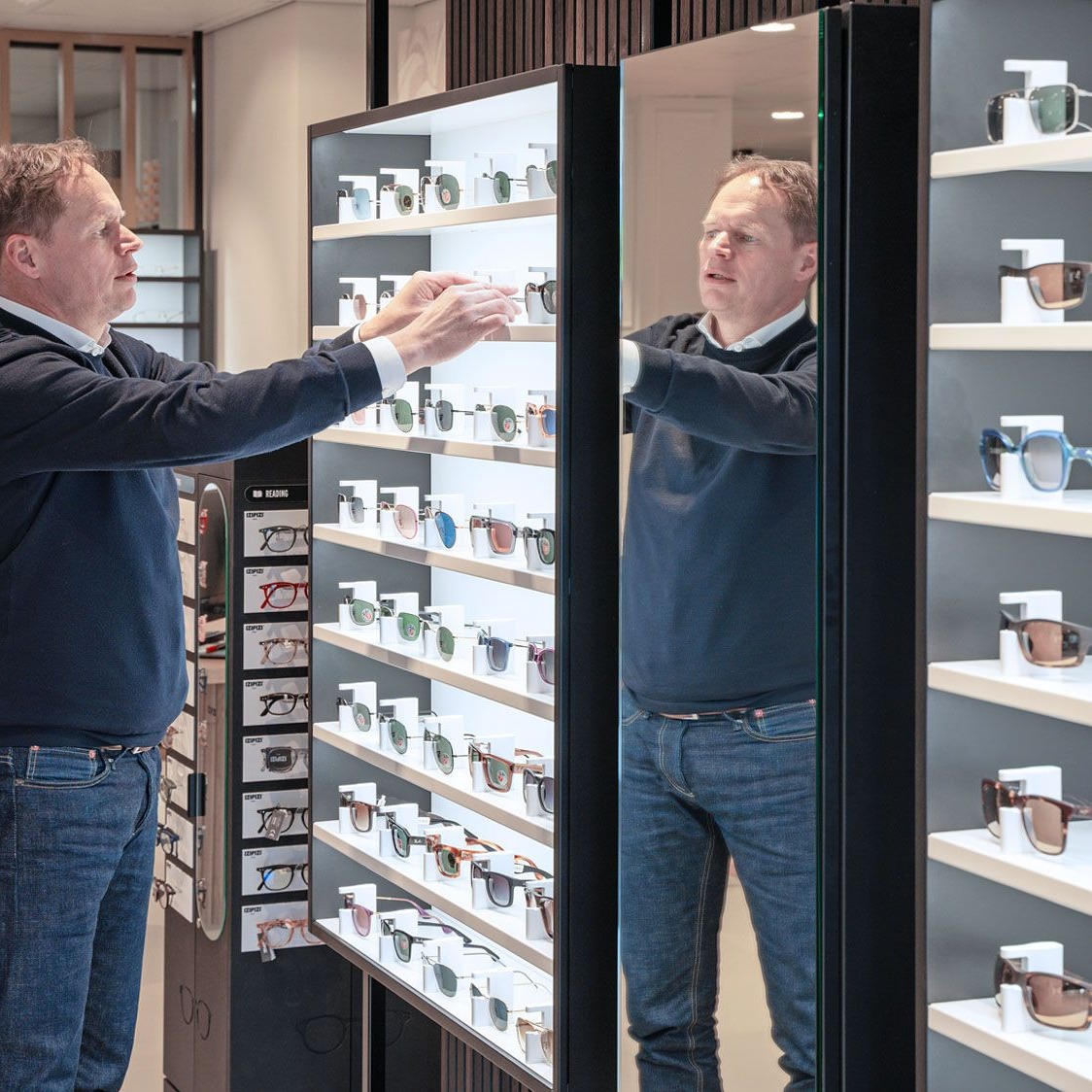 Top Vision Instore Vitrine de lunettes