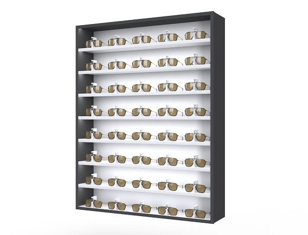 Top Vision Group Brillenschrank gesichert Top Vision Instore Brillenschrank gesichert