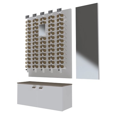 Top Vision Instore Brillenwanddisplay