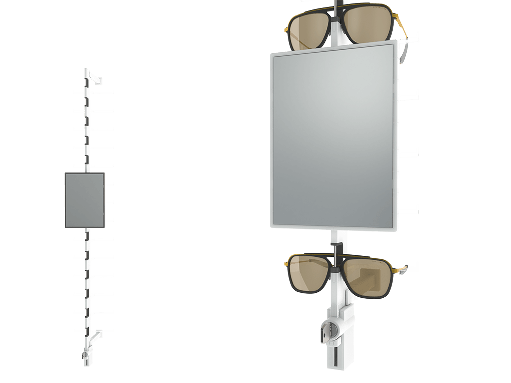 [AA.50693-W] Alumina Mirror (White)